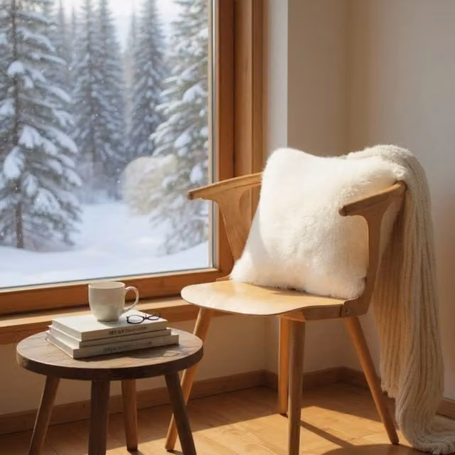 Infinity Leather Luxury Genuine Sheepskin Cushion in White and Beige, W/D/H: 40 x 40 x 40 cm