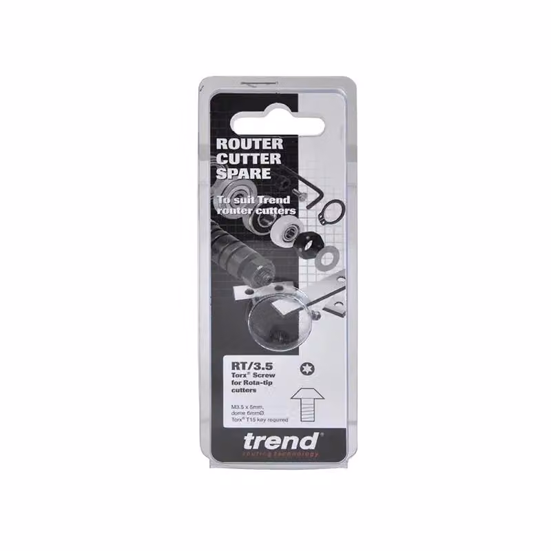 Trend Rt 3.5 Torx Replacement Screws in Blued Multicolour – 3
