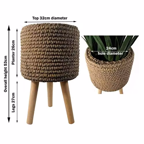 Leaf Extra Large Square Cachepot Planter – 3