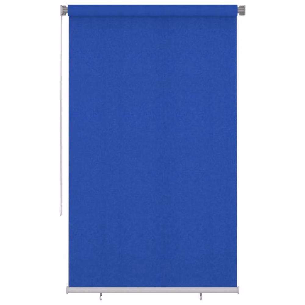Berkfield Home Outdoor Roller Blind, Blue HDPE, W: 140 cm, H: 230 cm – 2