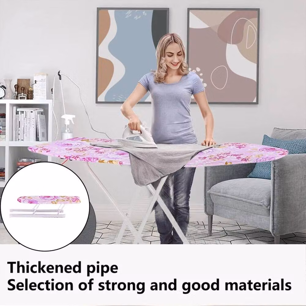 Kelvenix Large Strong Folding Ironing Board in Pink – 2