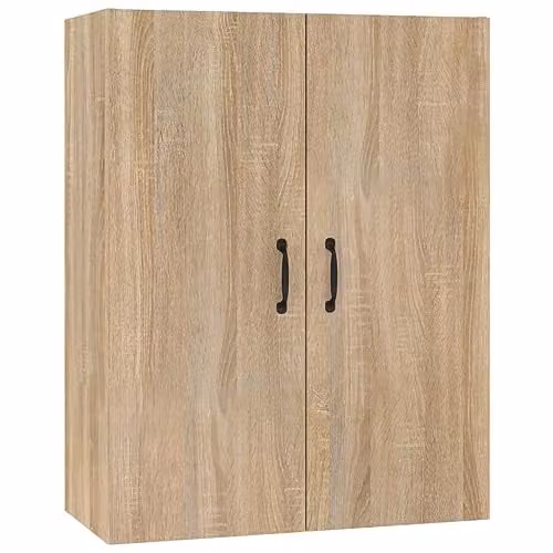 vidaXL Hanging Cabinet in Sonoma Oak, Brown, W/D/H: 69.5 x 34.0 x 90.0 cm – 1