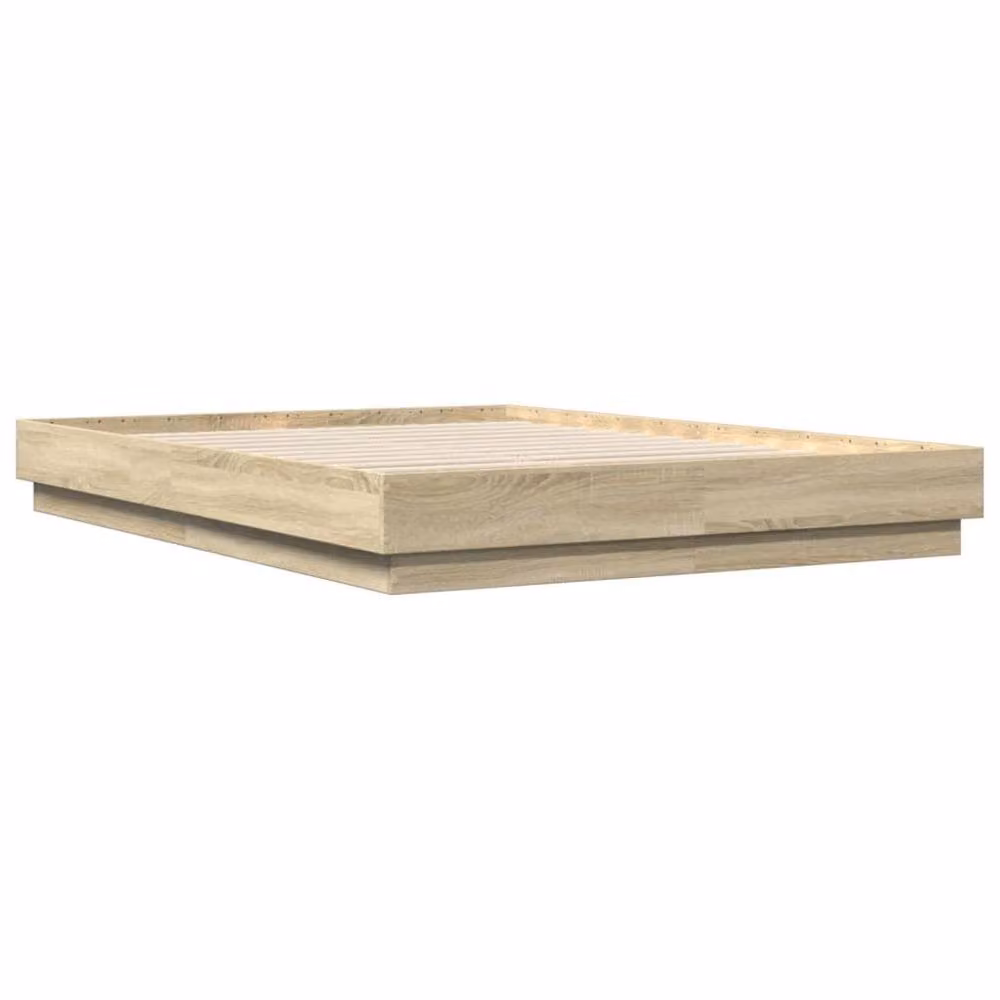 Berkfield Home Sonoma Oak Bed Frame in Light Brown, 160 x 200 cm – 3