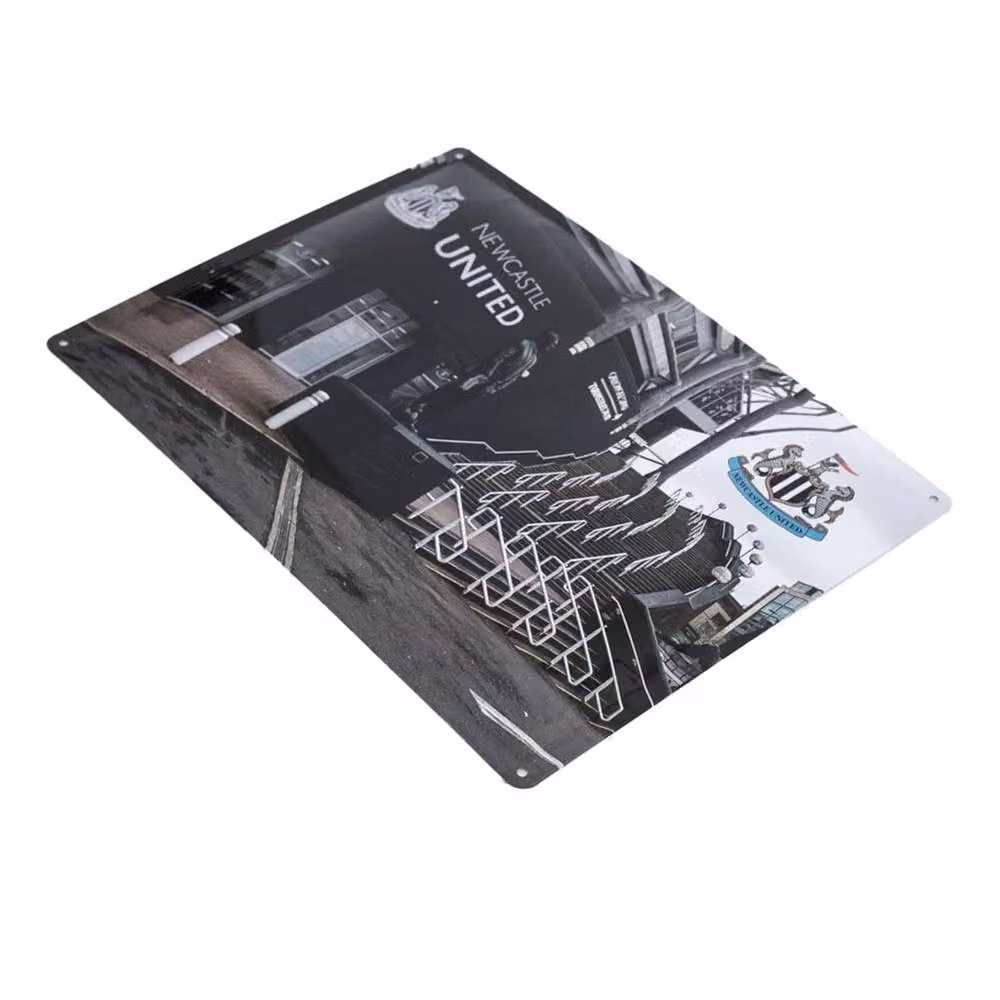 Newcastle United FC Stadium Metal Hanging Plaque, Multicolour, W: 40 cm, H: 30 cm – 2