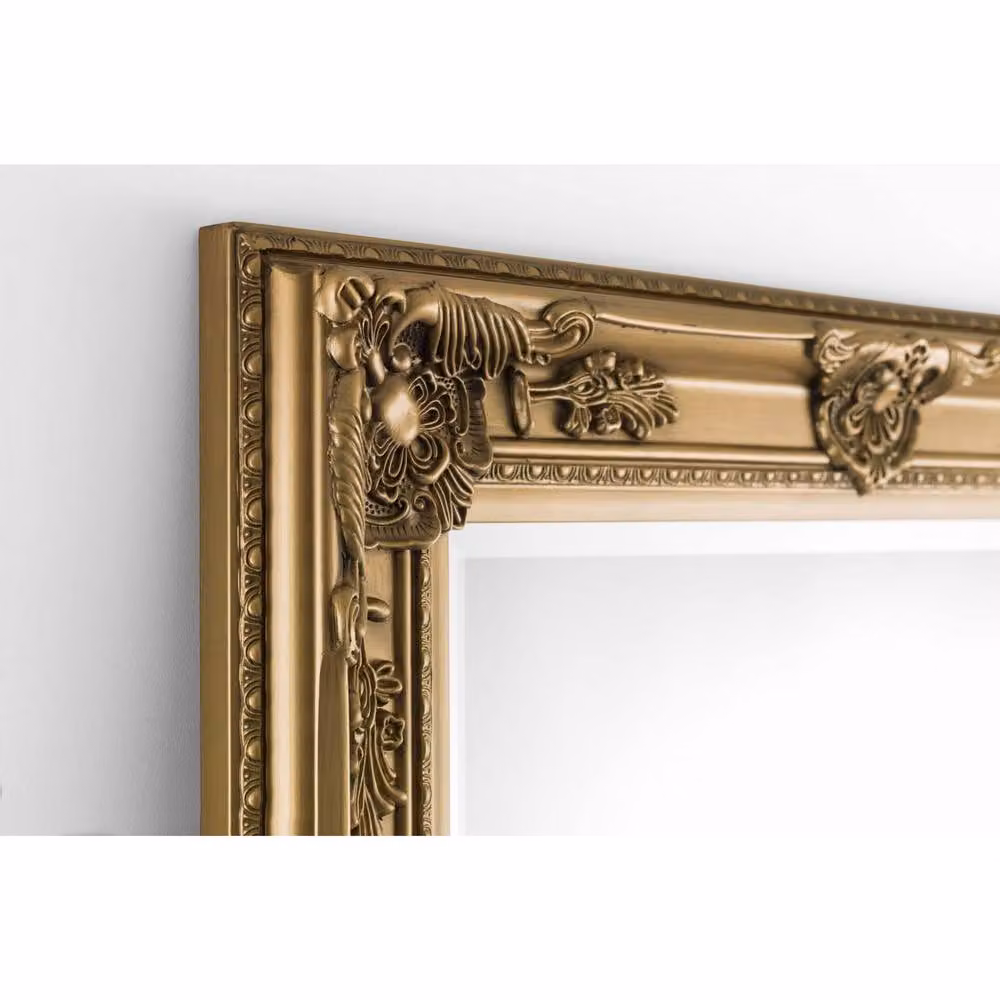Cheshire Lumière Gold Lean-To Rectangular Freestanding Dress Mirror – 5