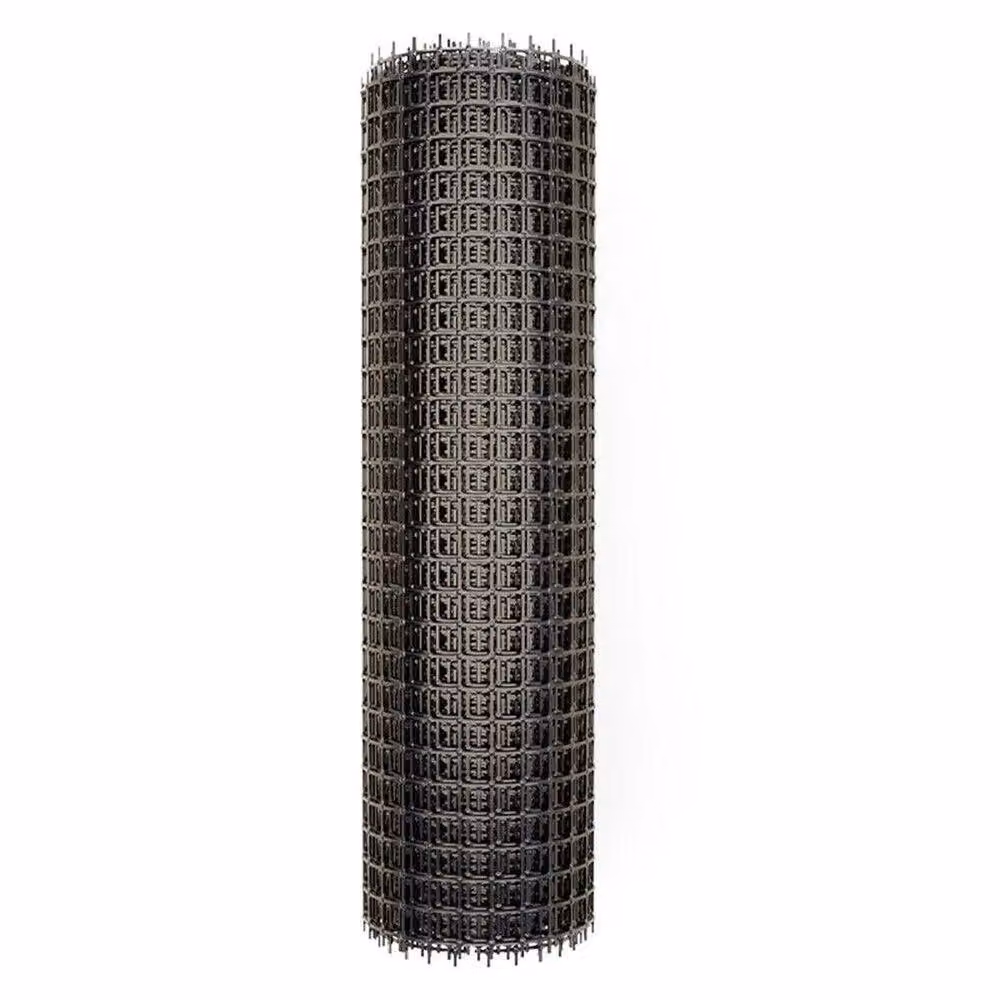 FLAVORA Black Plastic Garden Fence Netting Mesh Safety Mat – 4