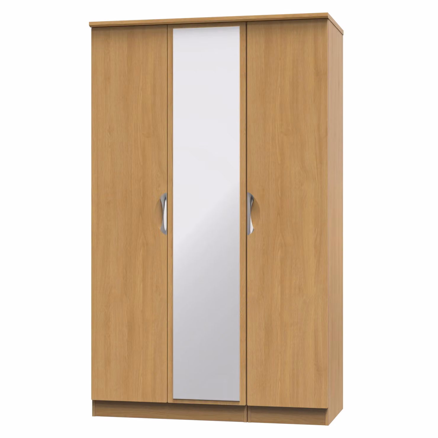 Ready Assembled 2 U Holborn Triple Mirror Wardrobe in Brown – 2