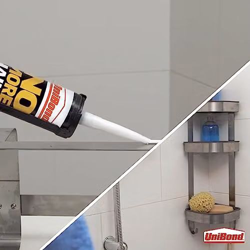 UniBond No More Nails Waterproof Heavy-Duty Mounting Adhesive, 2 x 450g Cartridges – 4