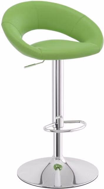 Netfurniture Serene Height Adjustable Breakfast Bar Stool in Green