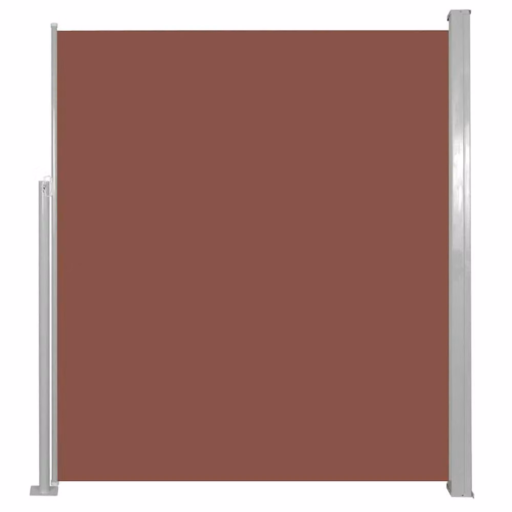 Berkfield Home Brown Retractable Side Awning W: 120 cm, D: 500 cm – 3