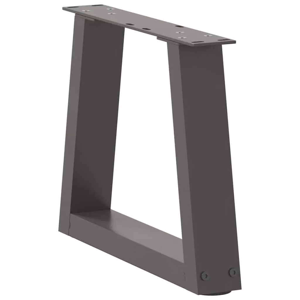 Berkfield Home V-Shape Dining Table Legs, 2 Pieces, Anthracite and Black Steel, Height: 30 cm – 3