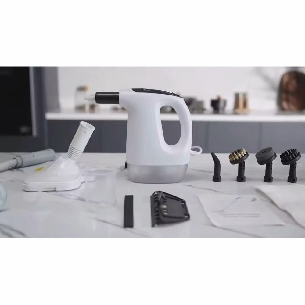 FLAVORA 10 in 1 Handheld Steam Cleaner and Portable Steam Mop in White – 3