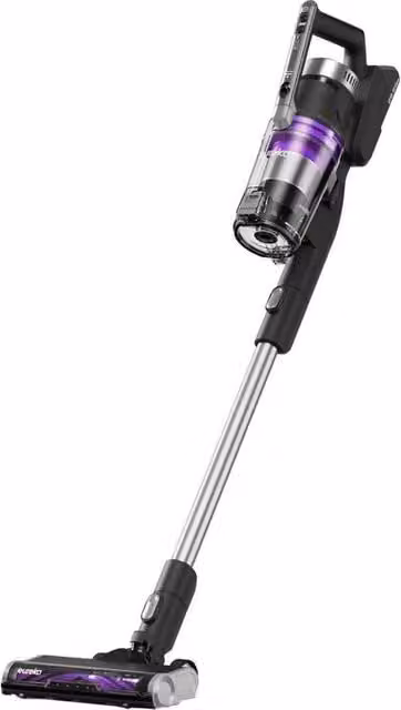 Eureka NEC490SE Cordless Bagged Vacuum Cleaner, 350W, 0.6L, Black and Purple – 1