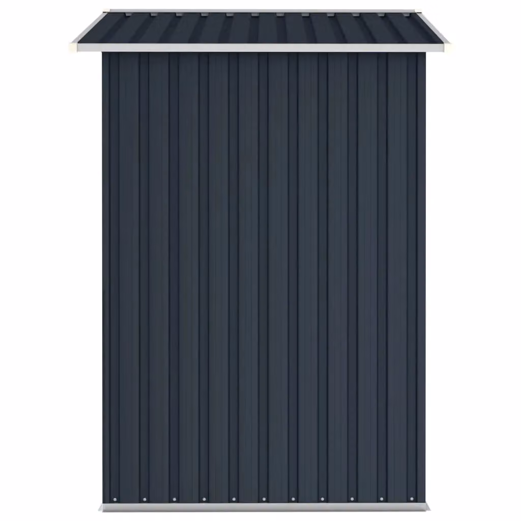 Berkfield Home Anthracite Garden Shed in Galvanised Steel with Double Doors, W/D/H: 205 x 129 x 183 cm – 3