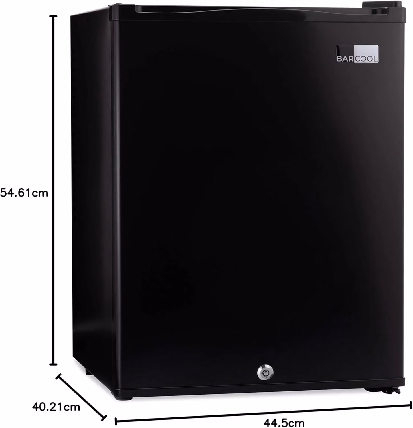 Subcold Barcool Bar40 LED Thermoelectric Mini Fridge in Black with LED Interior Light and Lockable Door – 3