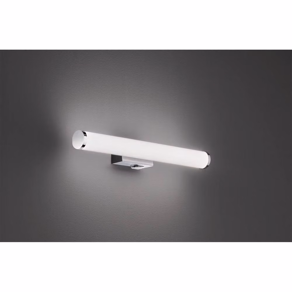 Netlighting Mattimo Modern LED Bathroom Wall Lamp in Chrome and Grey, 40 cm, 3000K, IP44 – 2