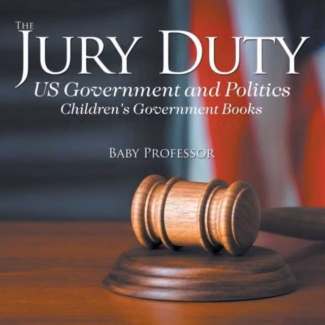 Baby Professor The Jury Duty US Government and Politics Children's Book in Multicolour