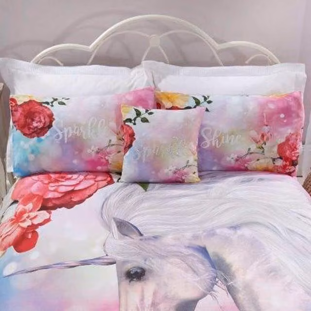Rapport Home Sparkle Shine Floral Square Cushion Cover, Multicolour, W/D/H: 43 x 43 x 1 cm