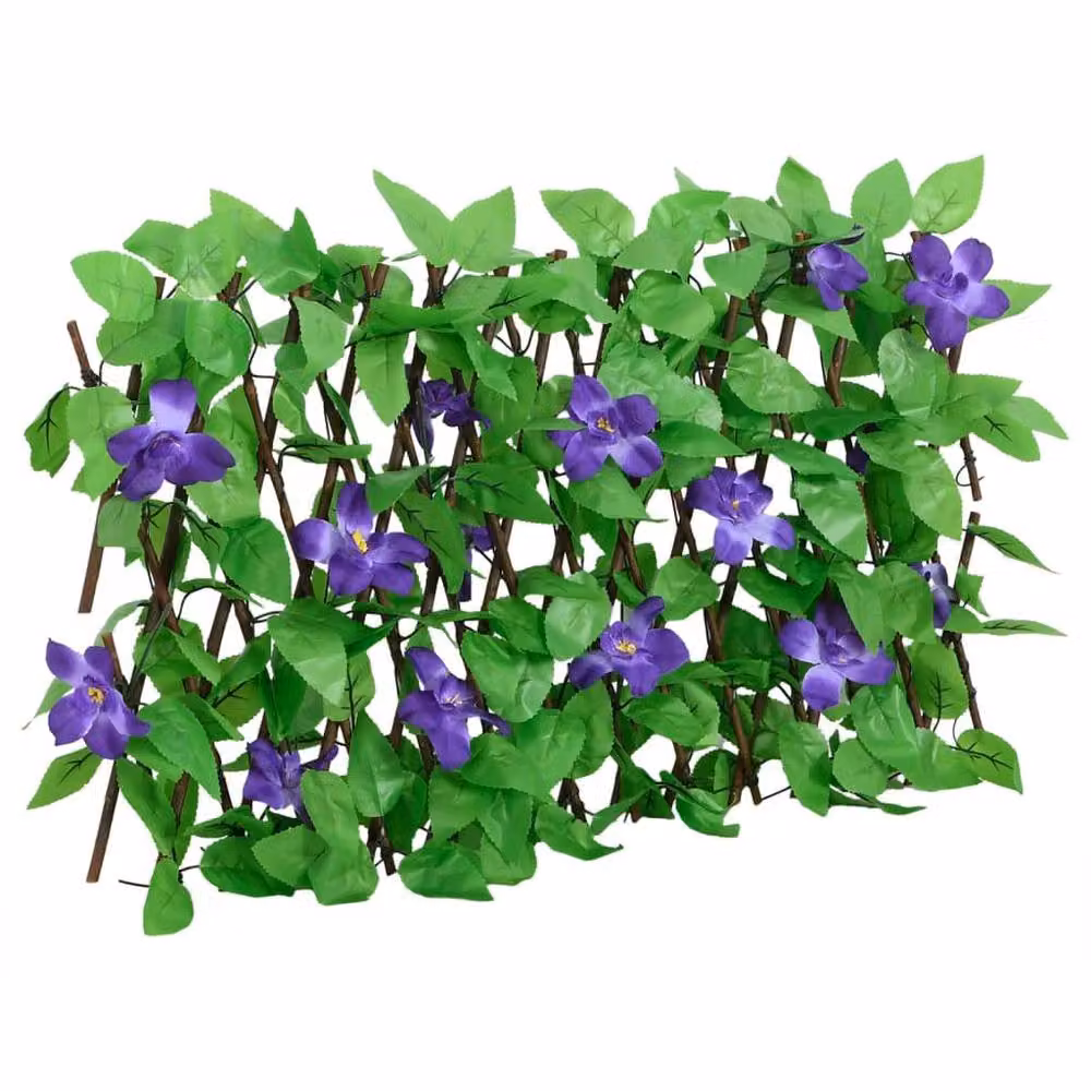 Berkfield Home Artificial Ivy Trellis Expandable Green, 5 Pieces, W: 180 cm, H: 20 cm – 2