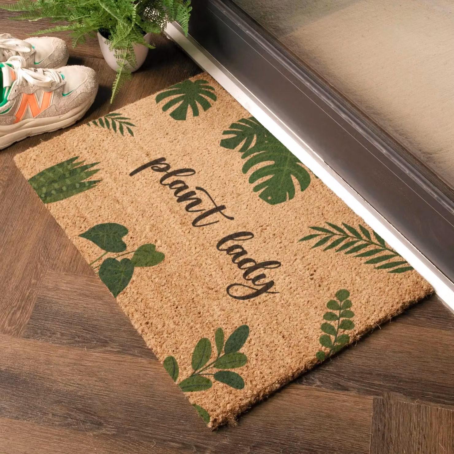 Artsy Mats Plant Lady Doormat in Brown, W/D: 60 x 40 cm – 2