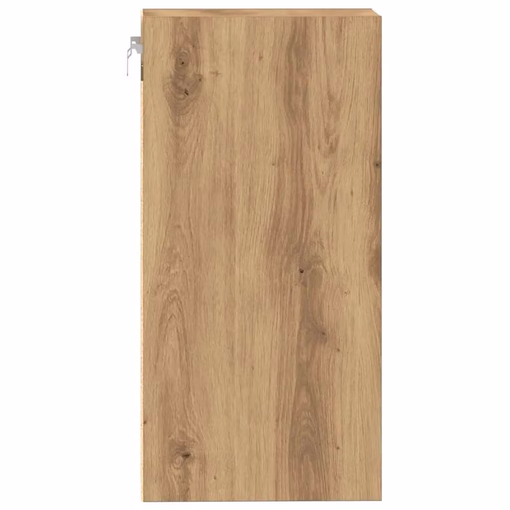 Berkfield Home Artisan Oak Wall Mounted Kitchen Cabinet in Brown, W/D/H: 30 x 29.5 x 60 cm – 4