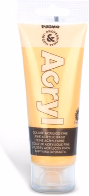 Hobby Professional Gold and Yellow Acrylic Tube 75ml