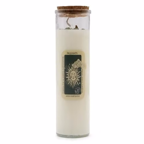 KDMD Magic Spell Prosperity Candle in White – 1