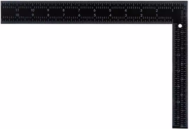 Bluespot Tools Steel Framing Square, Black and Multicolour, W: 30.0 cm, H: 20.0 cm – 1