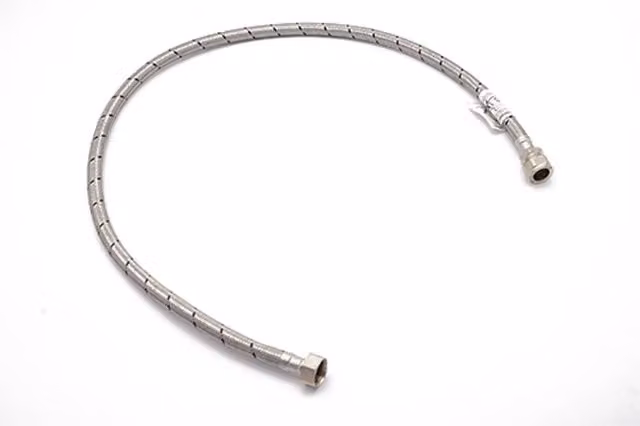McAlpine Flexible Tap Connector 15mm x 1/2" in Silver