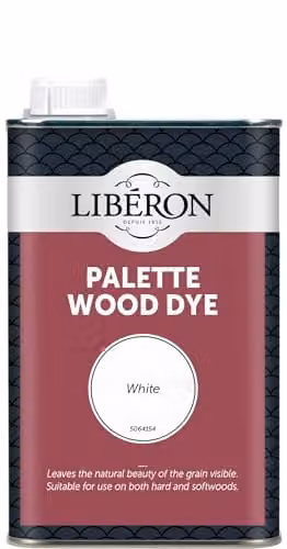 Liberon Palette Water Based Wood Dye White 500ml – 1