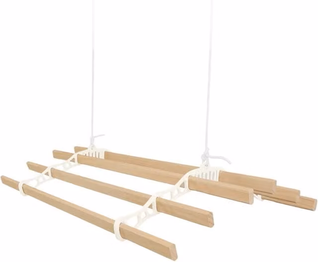 Monstershop Clothing Ceiling Pulley Airer in White