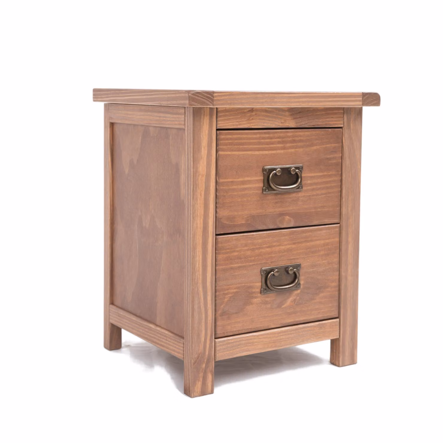 Cabinet Bits Padua 2 Drawer Bedside Cabinet in Brown – 2