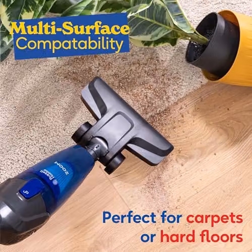 Russell Hobbs Zoom 2-in-1 Corded Stick Vacuum Cleaner, Blue and Grey, 600W, Bagless with 0.5L Dust Tank and Washable Filter, RHSV1002 – 5