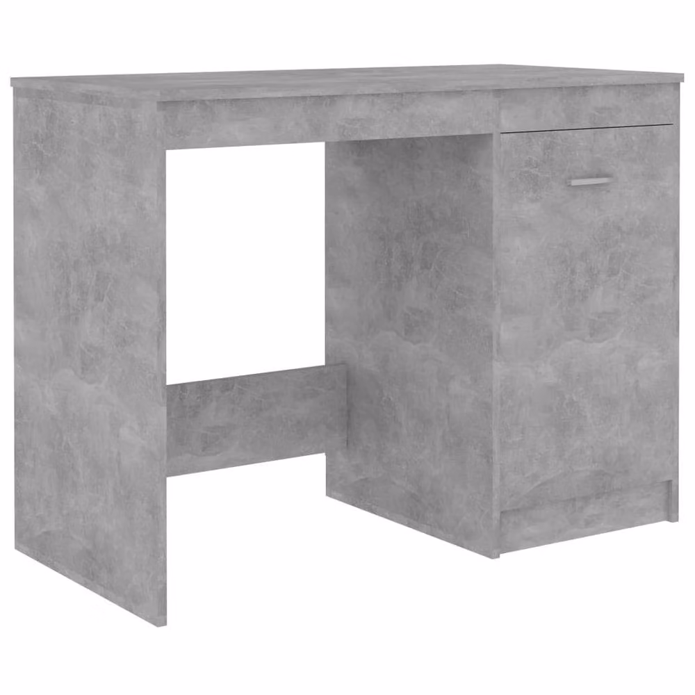 Berkfield Home Modern Writing Desk in Grey, W/D/H: 100 x 50 x 76 cm – 2