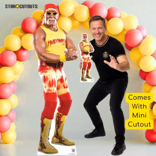 Star Cutouts WWE Hulk Hogan Ultimate Edition Lifesize Cardboard Cutout, Multicolour, Height: 195 cm – 2