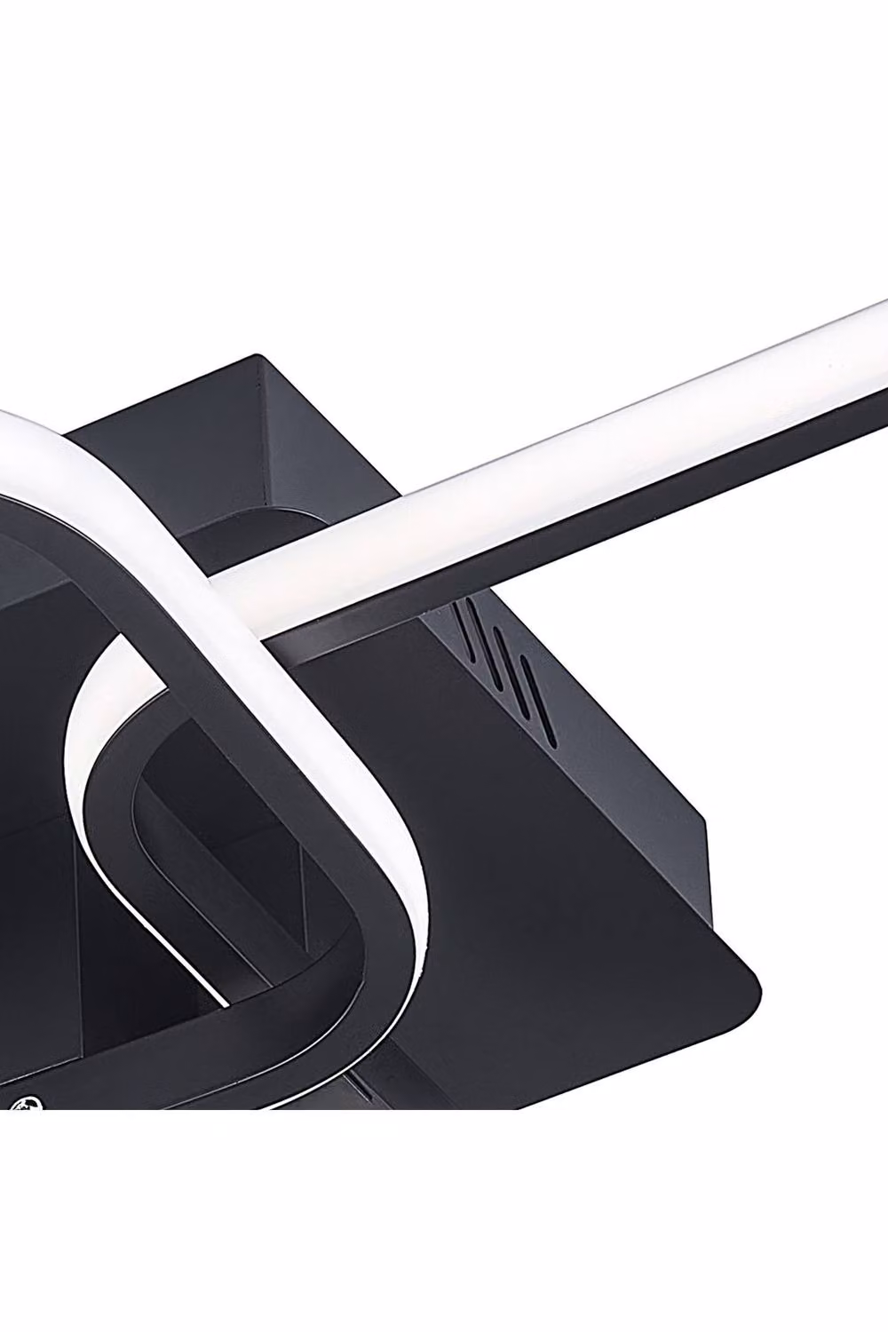 Garden Sanctuary Contemporary LED Semi Flush Ceiling Light in Black – 6