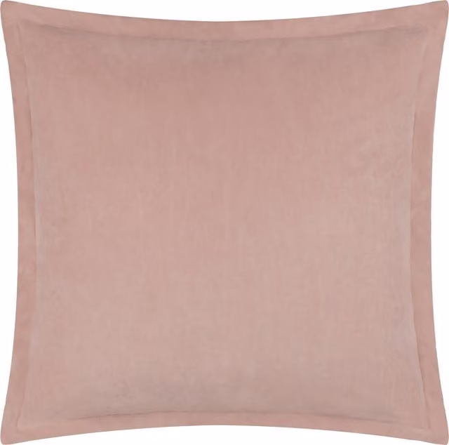 Make It A Home Merton Pink Velvet Square Polyester Cushion
