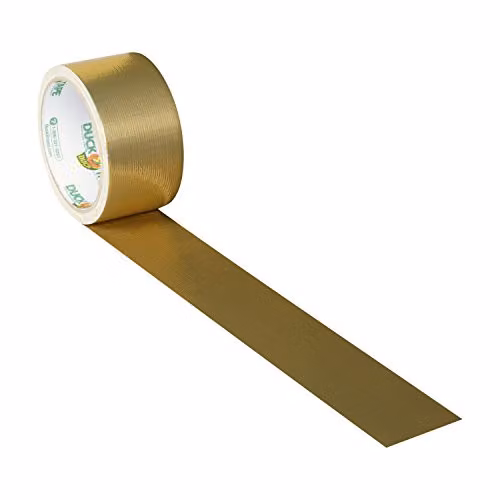 Sellotape Duck Tape Gold Cloth Duct Tape, W: 48 mm, L: 9.1 m – 2