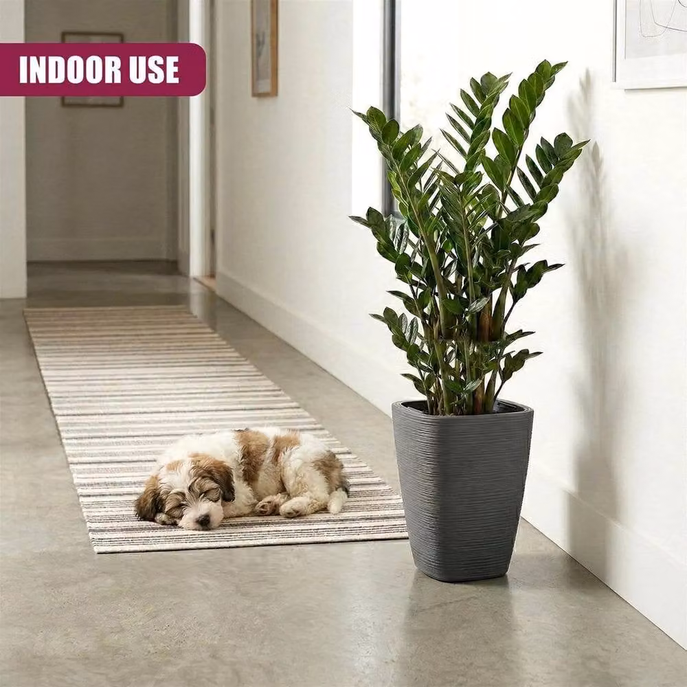 EONLION Weather Resistant Outdoor Planter in Dark Grey – 5