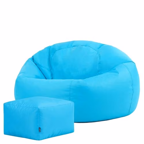 icon Classic Indoor Outdoor Bean Bag Chair in Blue – 2