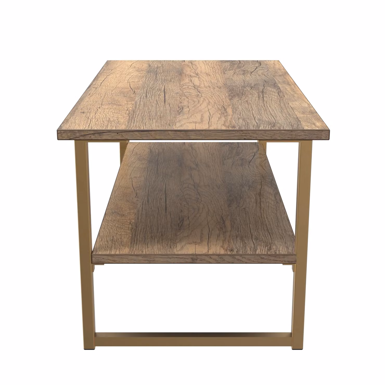 2 U Tamworth XXL Coffee Table in Dark Brown and Gold – 2