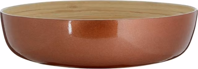 Orsina Kyoto Salad Bowl in Gold and Pink Bamboo