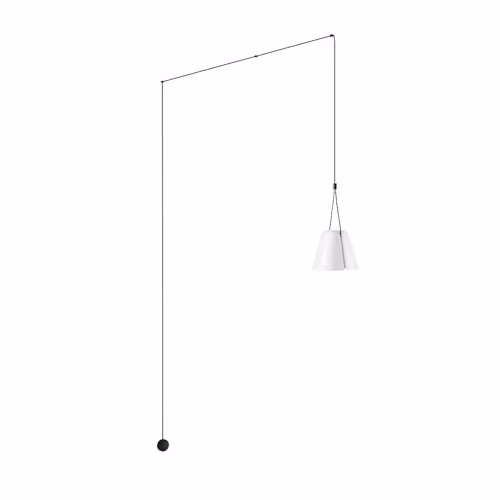 Netlighting Attic LED Wall Light in Matt White with 1x E27 Socket