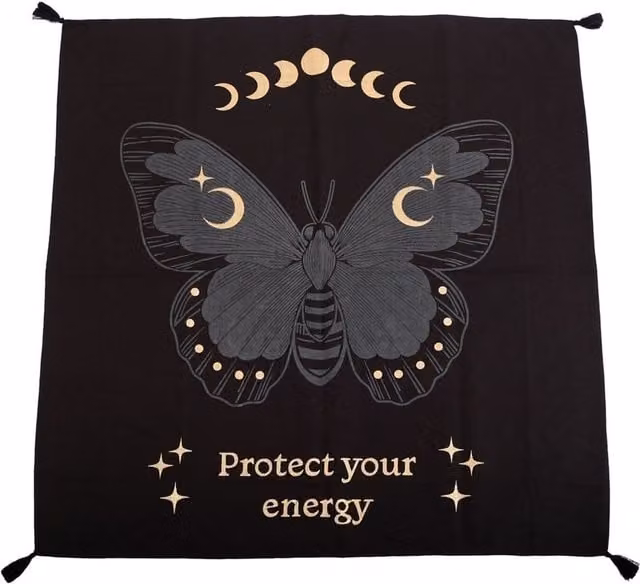 Something Different Moth Altar Cloth in Black