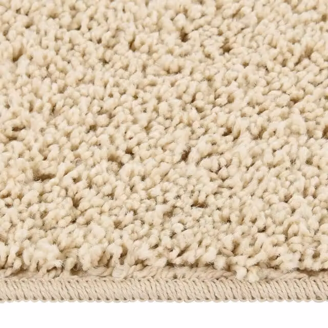 Berkfield Home Shaggy Rug in Beige, W: 200 cm, D: 290 cm