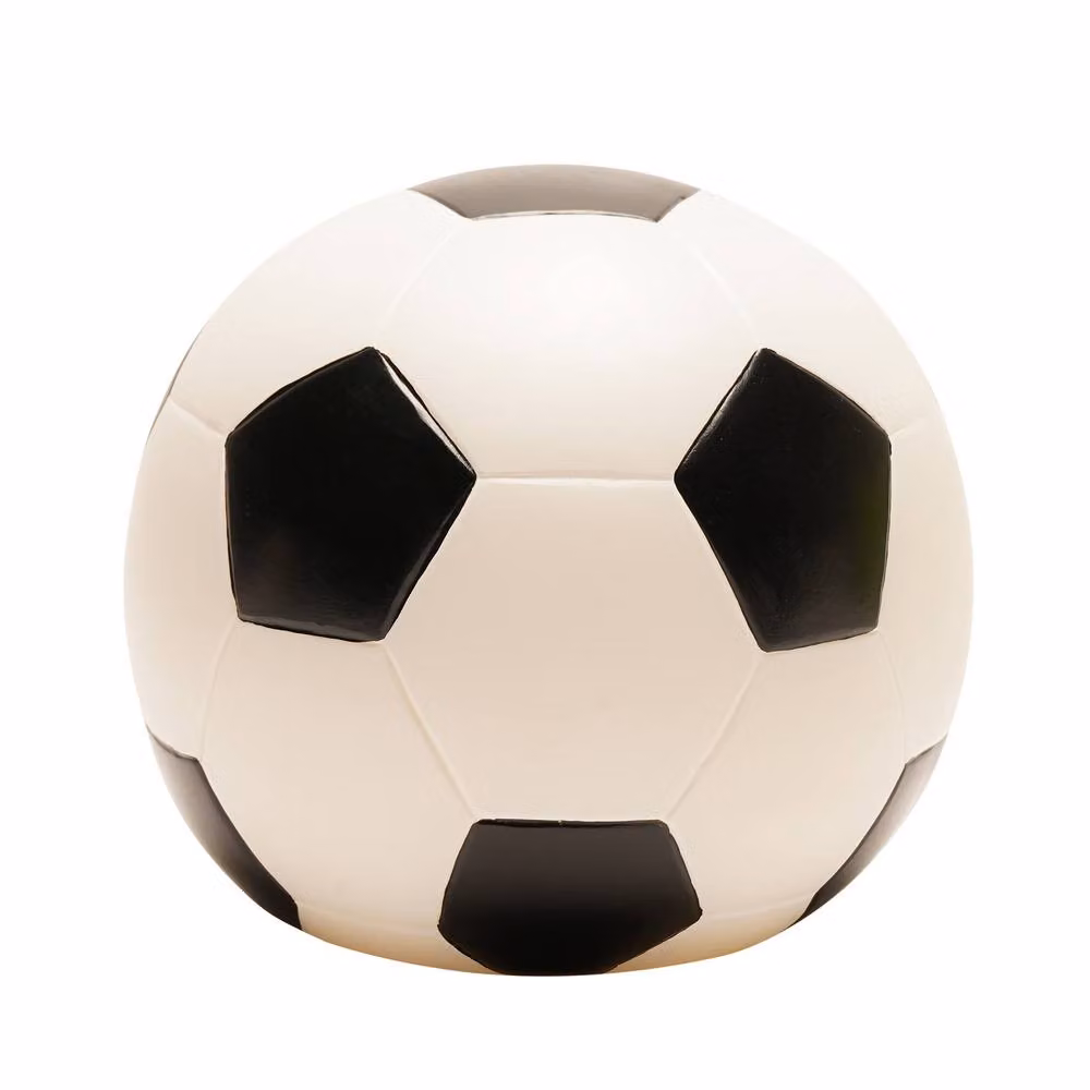 Harvey Makin Hobbies Football Shaped LED USB Table Lamp in Black, White and Multicolour – 2