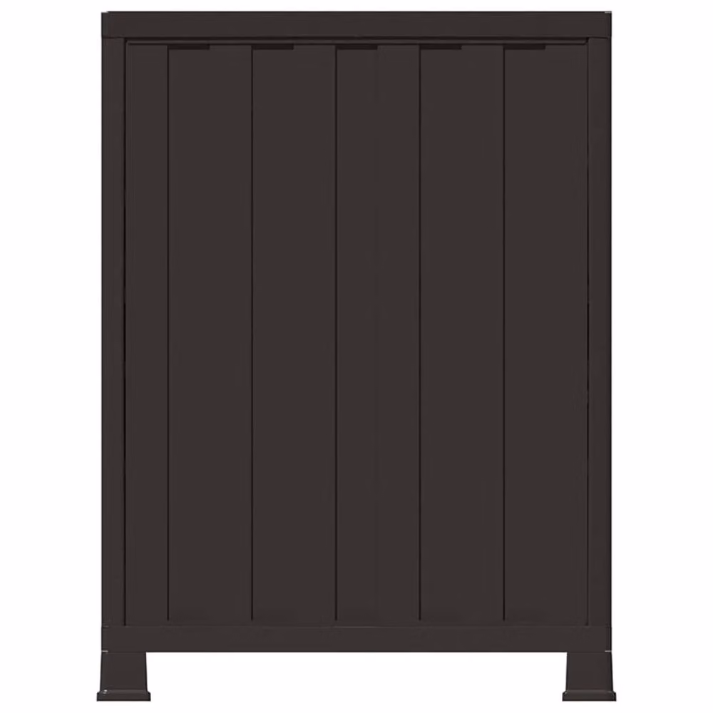 Berkfield Home Grey Plastic Cabinet with Internal Shelves and Lock, W/D/H: 68 x 39 x 92 cm – 5