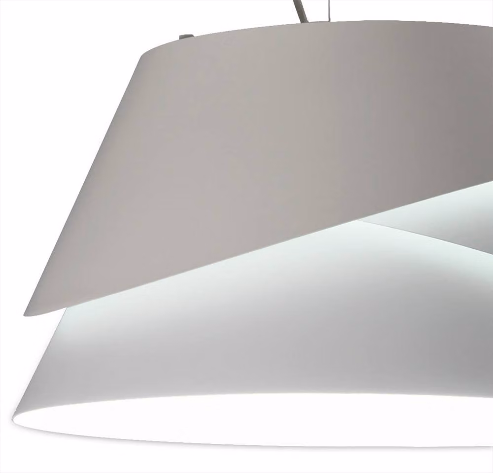 Netlighting Alboran Dome Ceiling Pendant Light in White Aluminium – 2