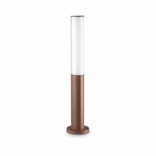 Netlighting Etere Integrated LED Outdoor Bollard Lamp, Brown, 4000K IP44