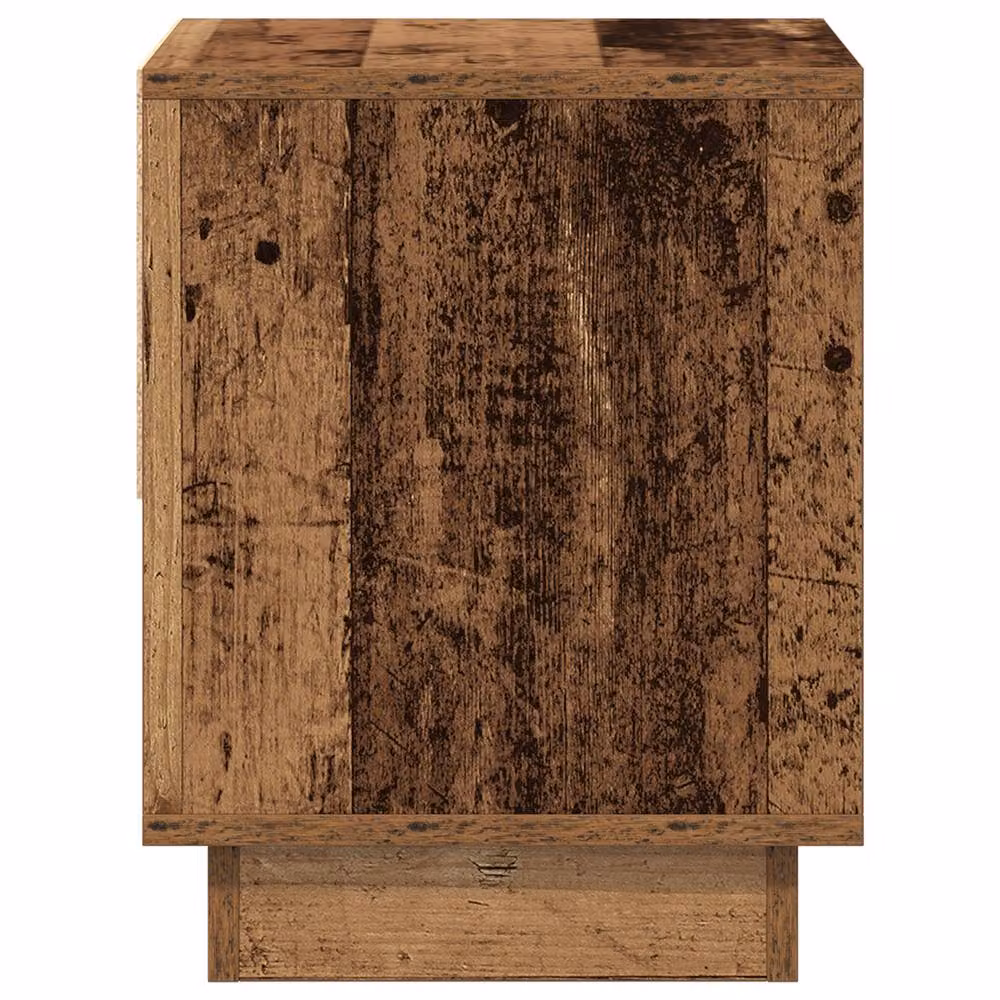 Berkfield Home Set of 2 Bedside Cabinets in Old Wood Brown, W/D/H: 45 x 34 x 45 cm – 5